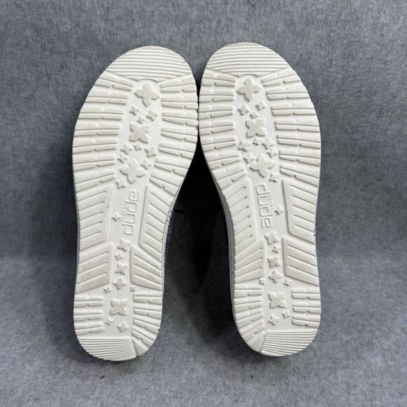 Hey Dude Shoes Youth 6 Wally Stretch Naval Speckle Slip On Comfort Walking NEW - Picture 8 of 10